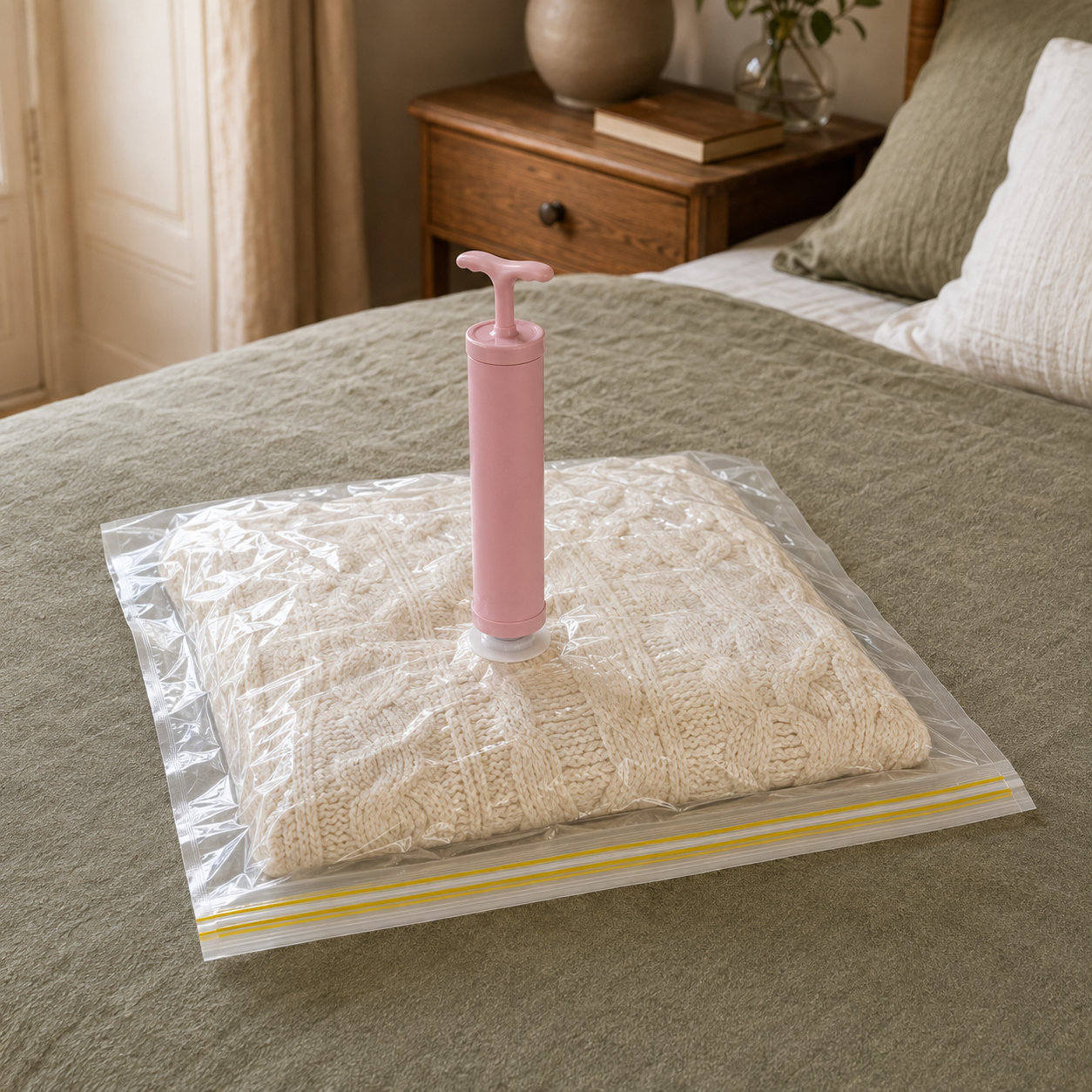 kit de Sacs de Rangement Sous Vide avec Pompe