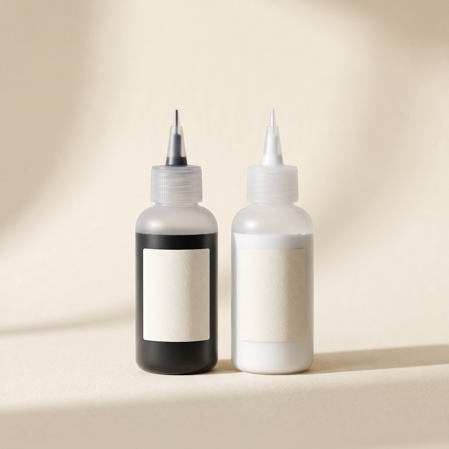 Recharges d'encre BIBOU — noire + blanche